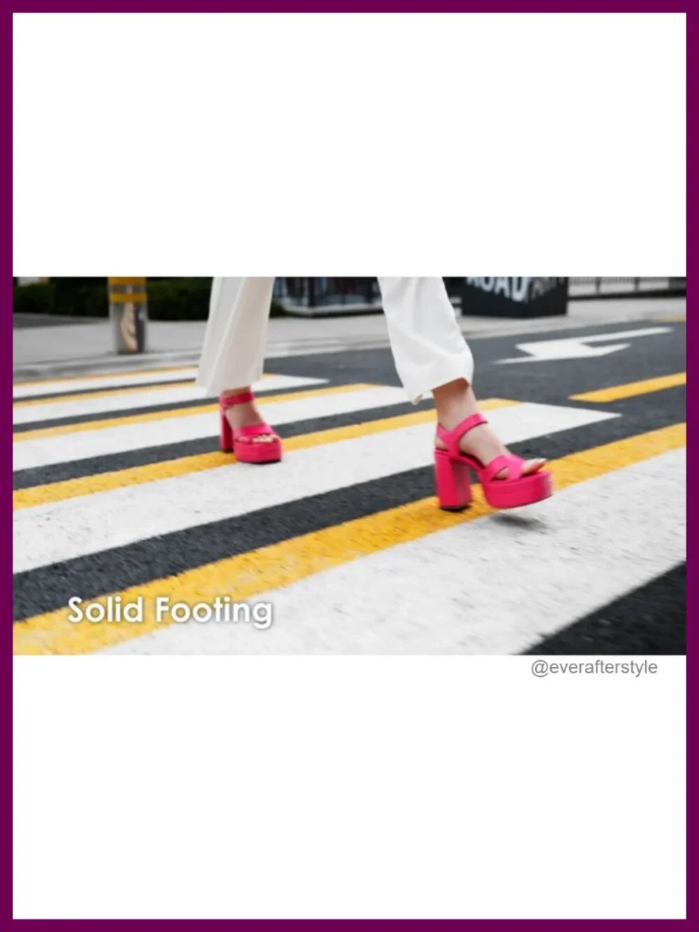 Platform Chunky Heels Square Open Toe Ankle Strap High Heeled Sandals